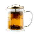 Load image into Gallery viewer, Double Wall 15oz Glass Strainer Teapot