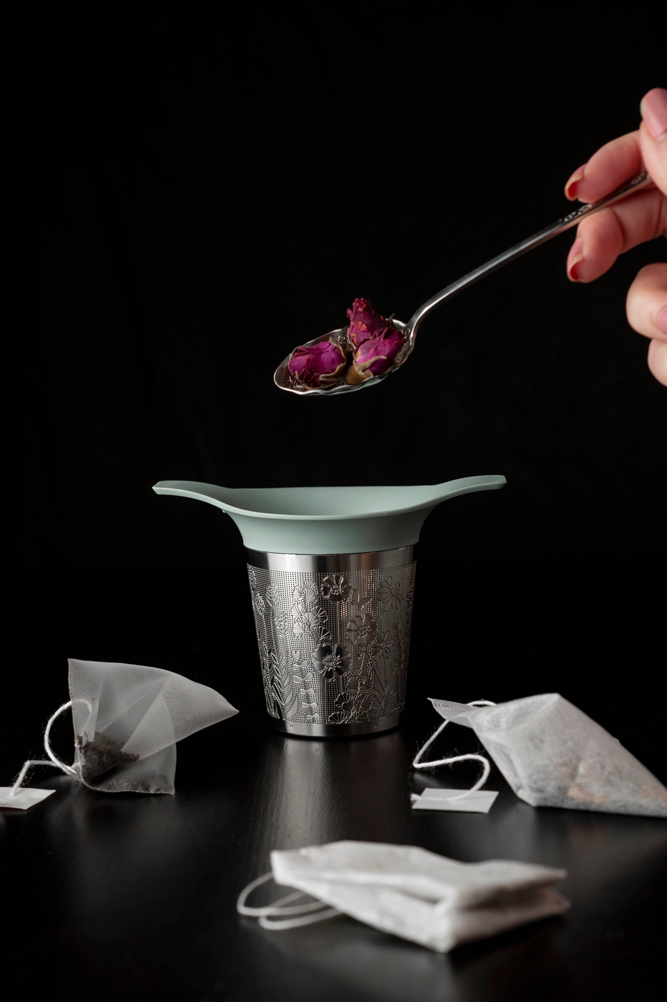 Loose Leaf Tea Infuser - Powder Blue