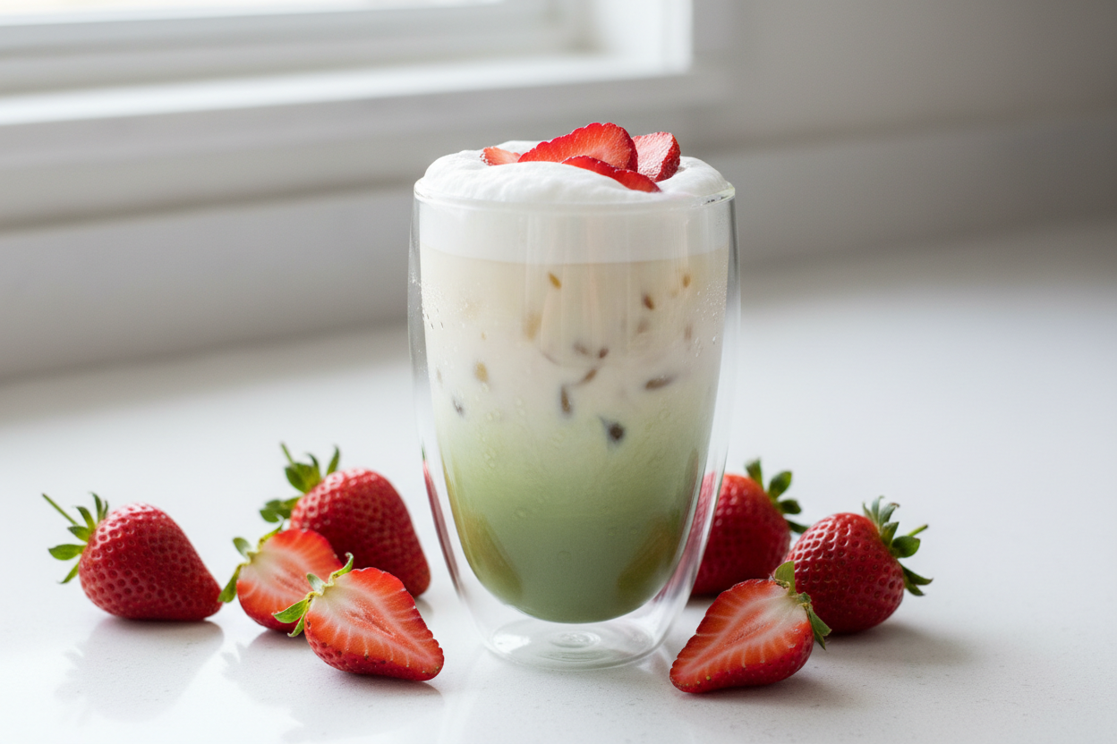 Sweet Strawberry Matcha
